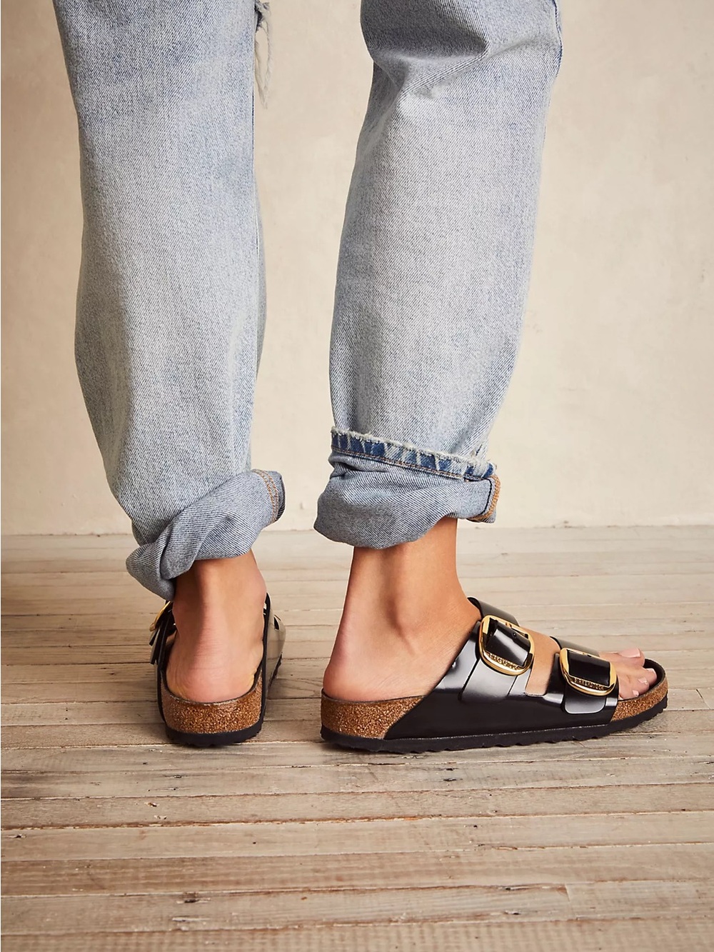 Birkenstock Arizona Big Buckle High Shine Sandals - Picture 2 of 7